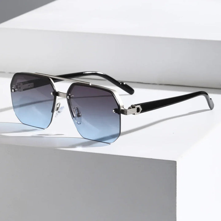 Geometric Fashion Sunglasses-MODAUTLET