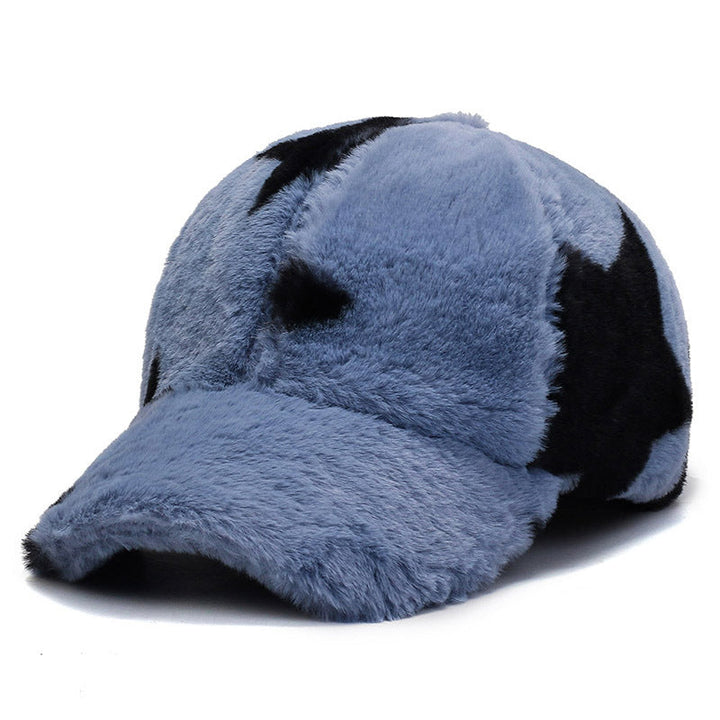 Cappellino da baseball in pile con stampa leopardata per tutte le stagioni