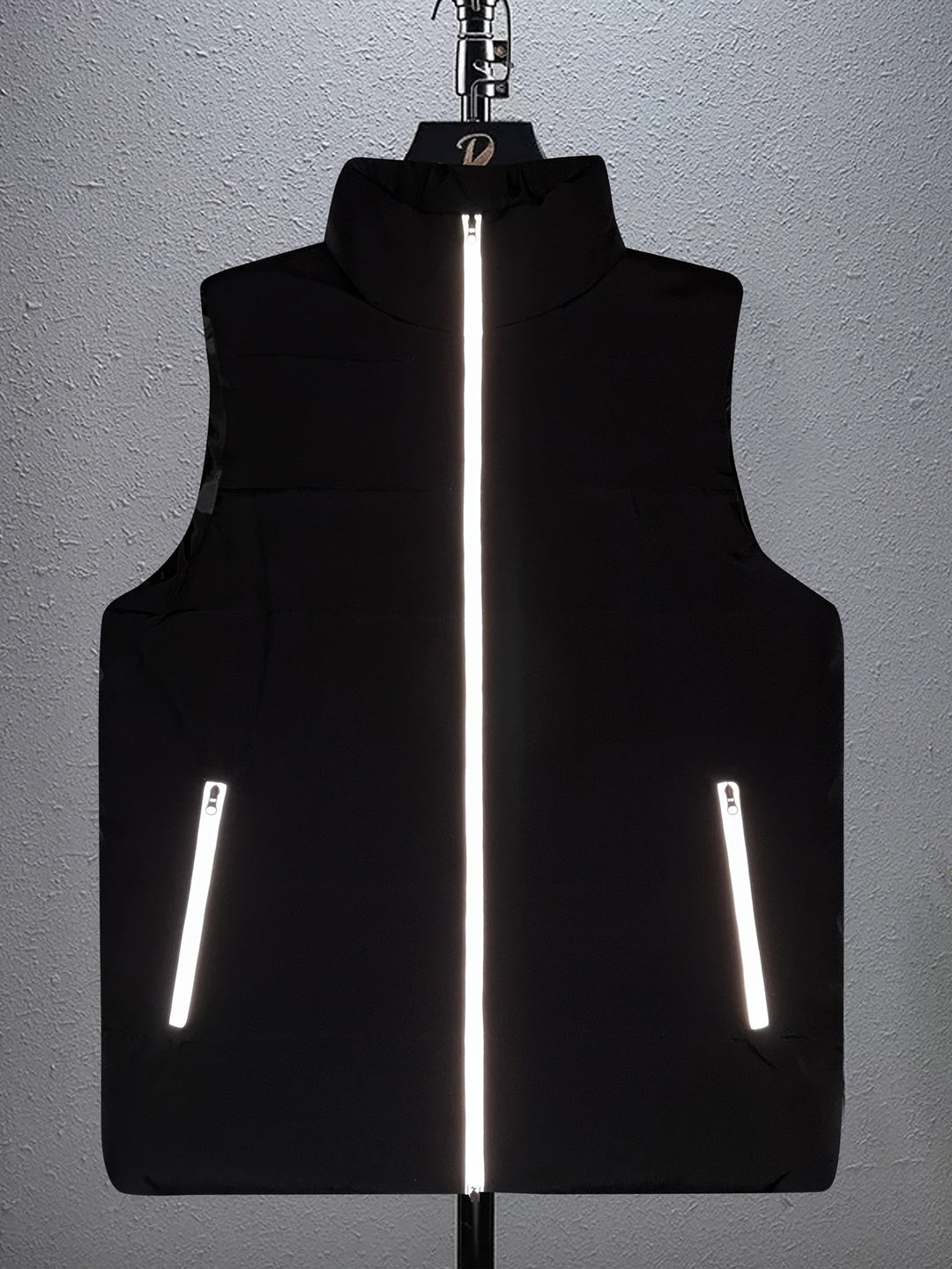 Chaleco acolchado con cremallera para hombre