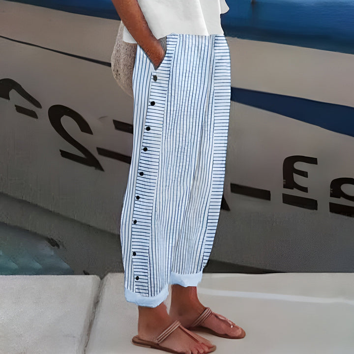 Women's Comfortable Pants with Side Pockets-MODAUTLET