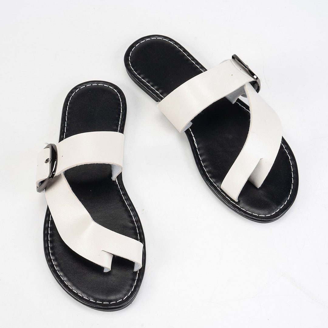 Women's Summer Buckle Toe Clip Sandals for Comfort and Style-MODAUTLET