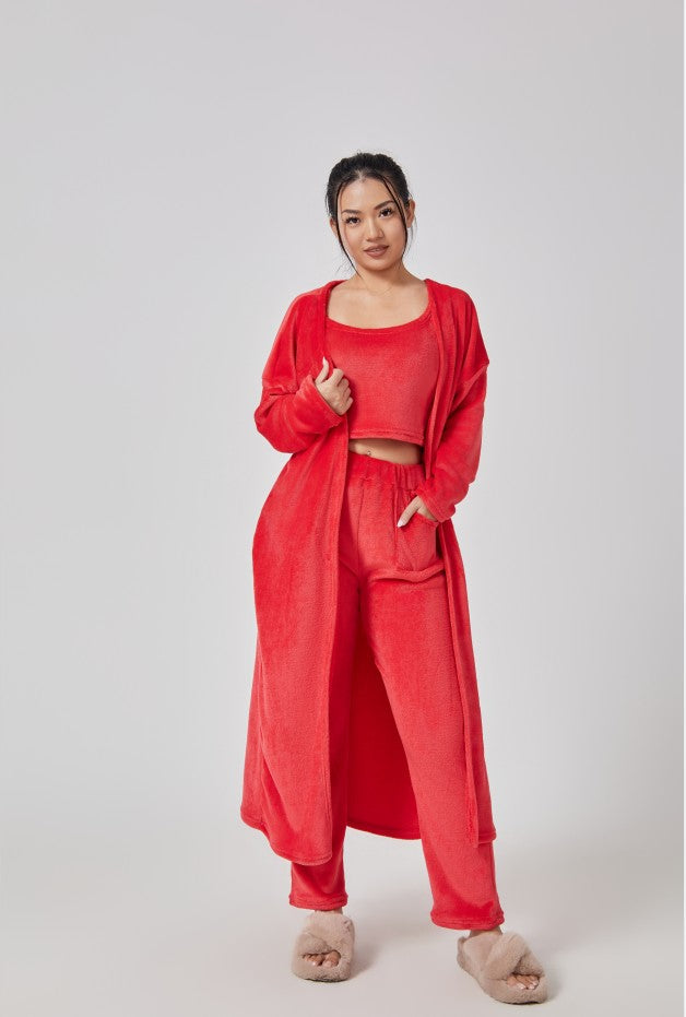 Cozy 3‑Piece Women's Lounge & Pajama Set-MODAUTLET