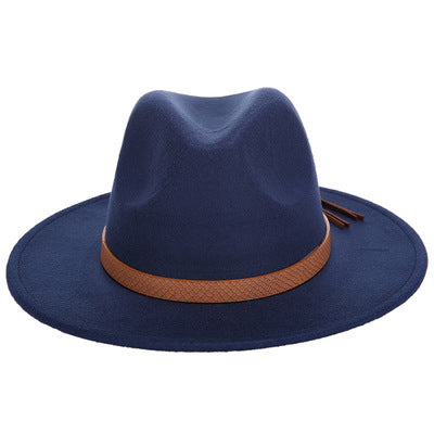Stylischer Woll-Jazzhut für Damen – Trendiges Modeaccessoire