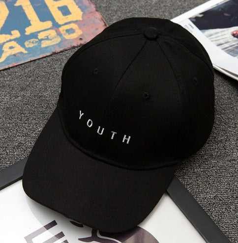 Boné de basebol unissexo com estampa sólida e letras para homens e mulheres, chapéu snapback