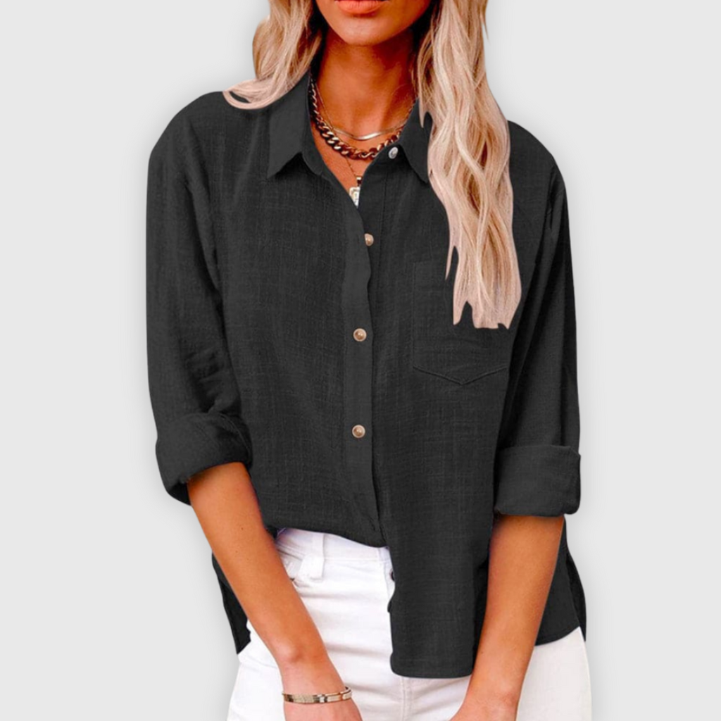 Women's Casual Sophistication Blouse Black