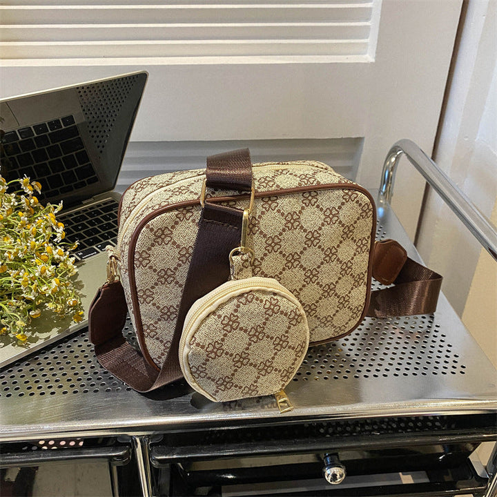 Vintage Pattern Crossbody Bag-MODAUTLET
