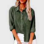 Women's Casual Sophistication Blouse Olive Green