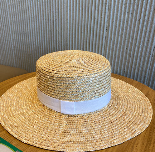 Woven Raffia Straw Hat for Women - UV Protection Sunshade