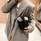 Cute Elephant Trunk Design Crossbody Shoulder Bag