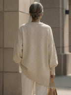 Women’s Oversized Knit Pullover – Cozy Loose-Fit Sweater for Everyday Style