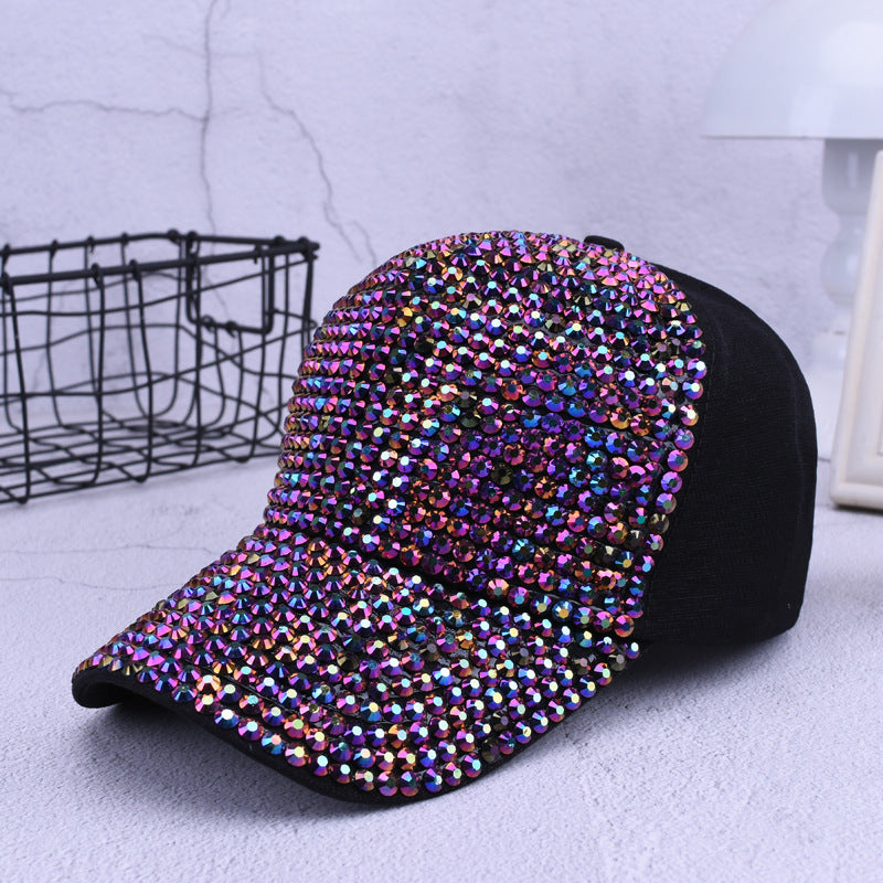 Stylish Sequin Baseball Cap for Women