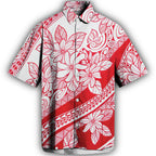 Men's 3D Printed Short Sleeve Lapel Shirt S9534264