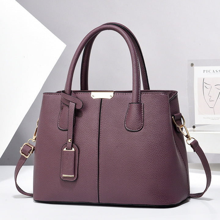 Women’s Large-Capacity PU Leather Tote & Crossbody Bag-MODAUTLET