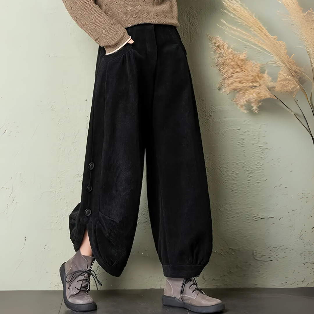 Stylish Corduroy Pants for Ultimate Comfort Black