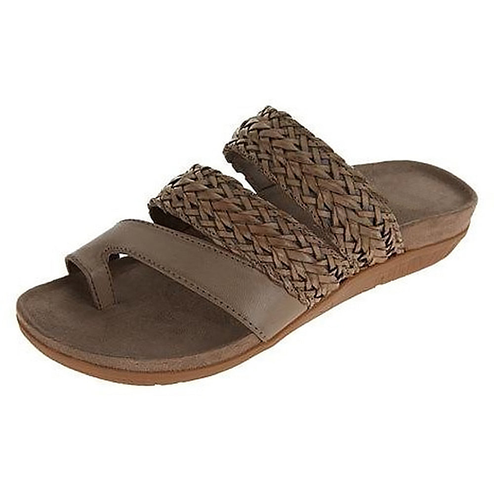 Women's Comfort Orthopedic Braided Summer Sandals Gray