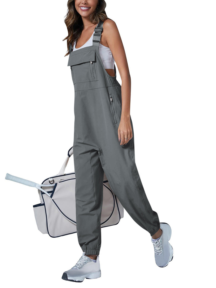 Lily | Salopette cargo da donna con tasche con cerniera per uno stile versatile