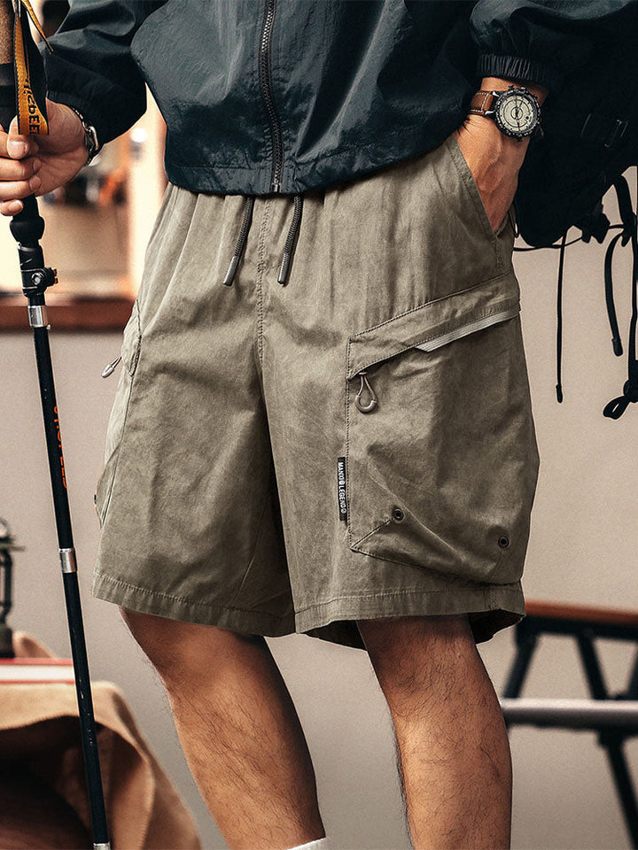 Men's Casual Cargo Shorts for Outdoor Hiking and Adventure