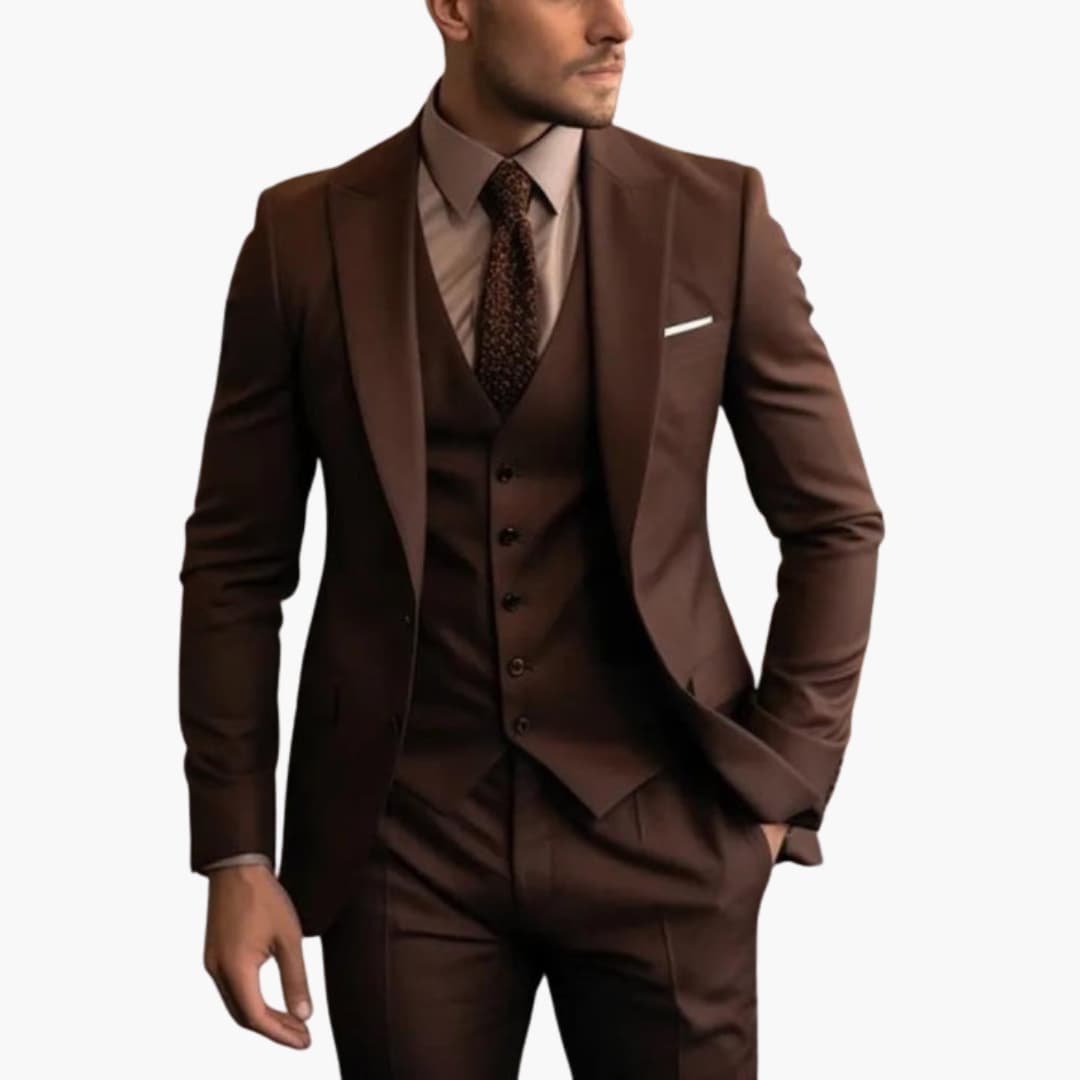 Eleganter Herren-Hochzeitsanzug | Komplettes Outfit