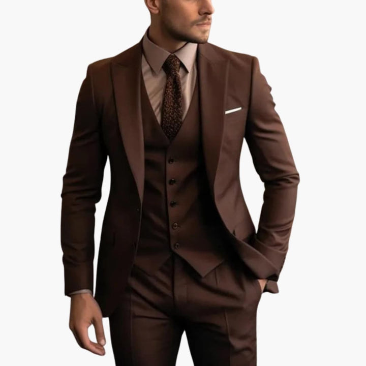 Eleganter Herren-Hochzeitsanzug | Komplettes Outfit