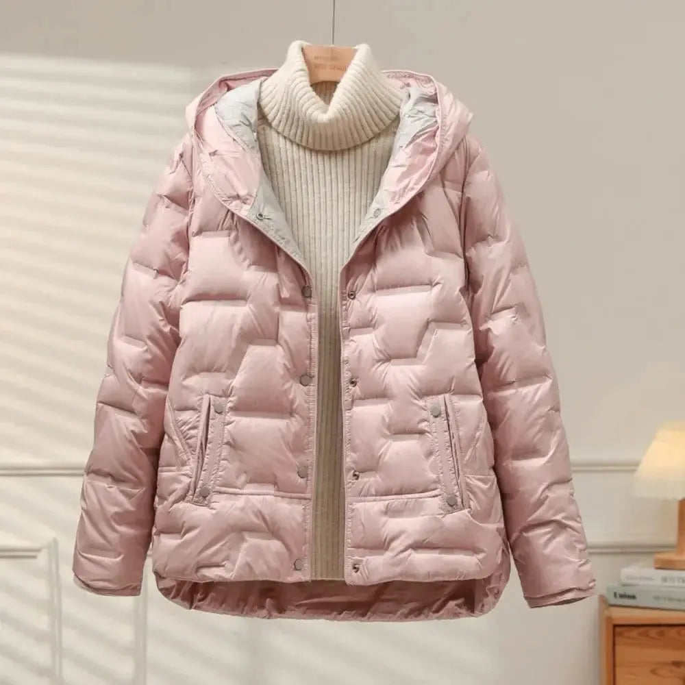 Women's Down Puffer Jacket Pink