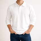 Men's Smart Leisure Polo Shirt White