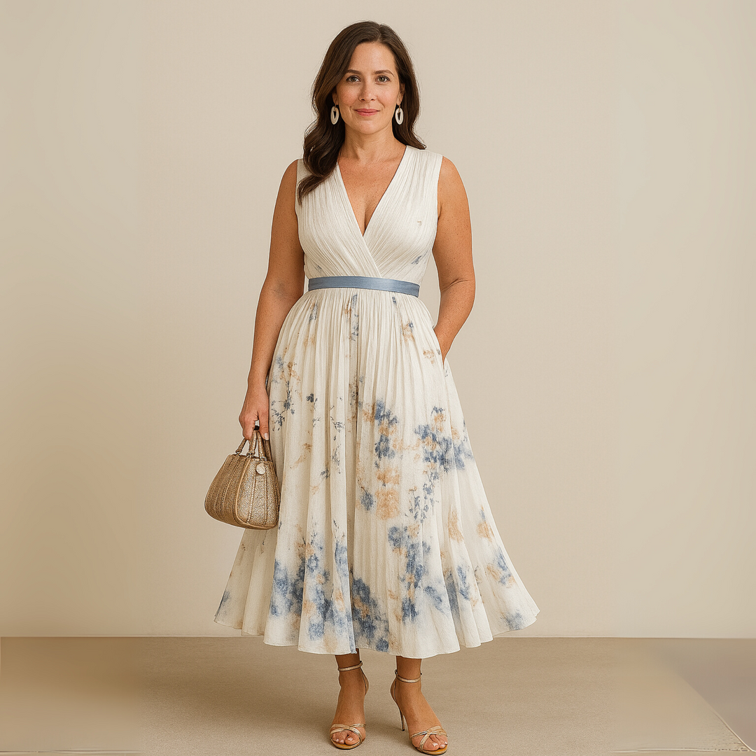 Women's Flowy Sleeveless Summer Maxi Dress