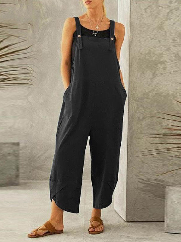 Evelyn | Lässiger Damen-Overall mit Knöpfen