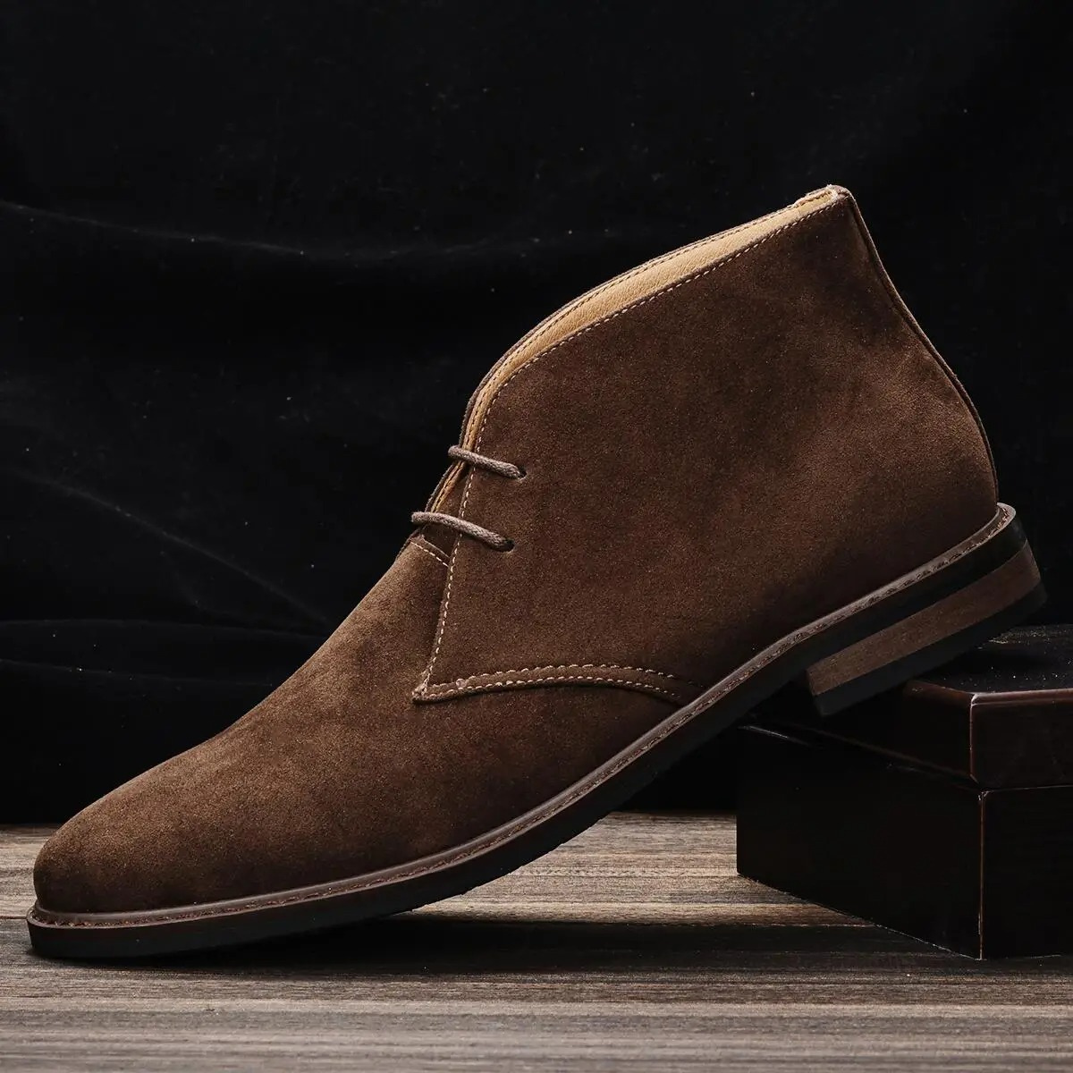 Timeless Suede Chukka Boots for Men