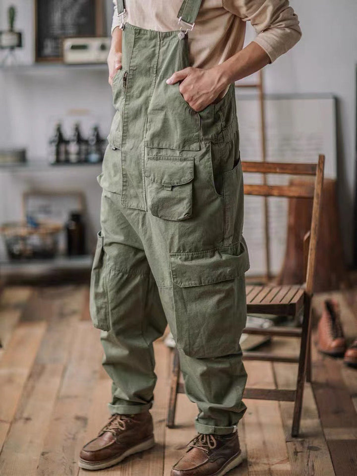 Men's Casual Denim Overalls