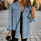 Classic Lightweight Denim Jacket Sky Blue