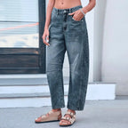 Vintage Wash Jeans - Classic Style