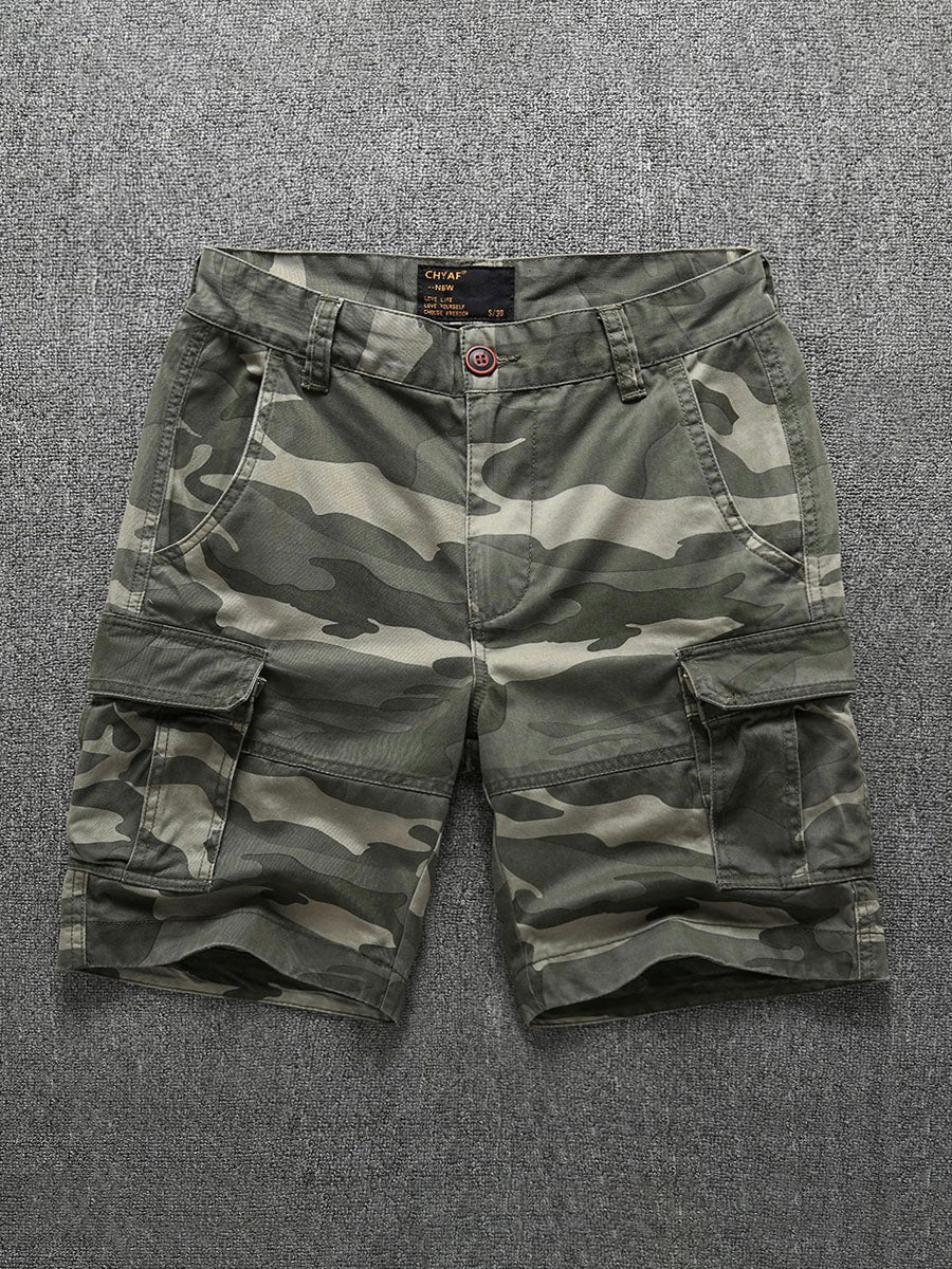 Men's Tactical Cargo Shorts for Outdoor Adventure