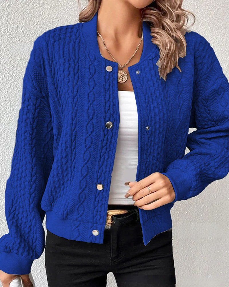 Cozy Knitted Cardigan for Ultimate Comfort Blue