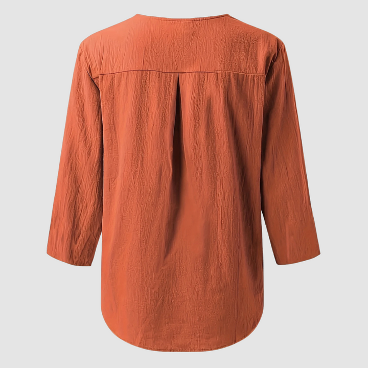 Women's Elegant Button Blouse-MODAUTLET
