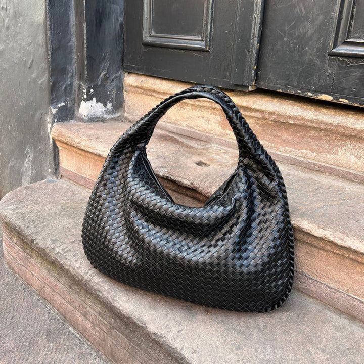 Chic Vegan Leather Hobo Bag-MODAUTLET