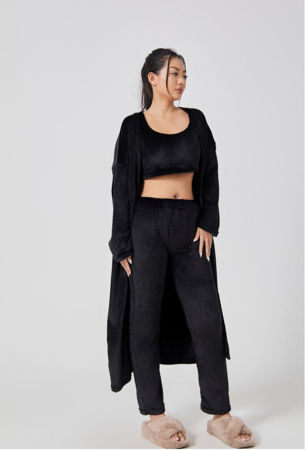 Cozy 3‑Piece Women's Lounge & Pajama Set-MODAUTLET