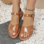 Women's Lightweight Non-Slip Open Toe Flat Sandals