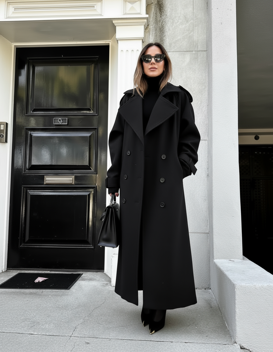 Tricot Trench Coat - Stylish & Versatile Outerwear