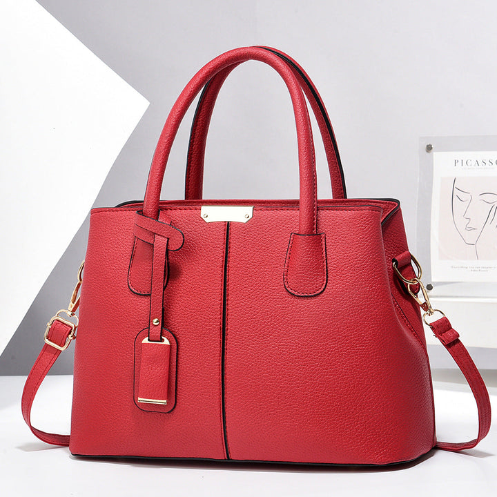 Women’s Large-Capacity PU Leather Tote & Crossbody Bag-MODAUTLET
