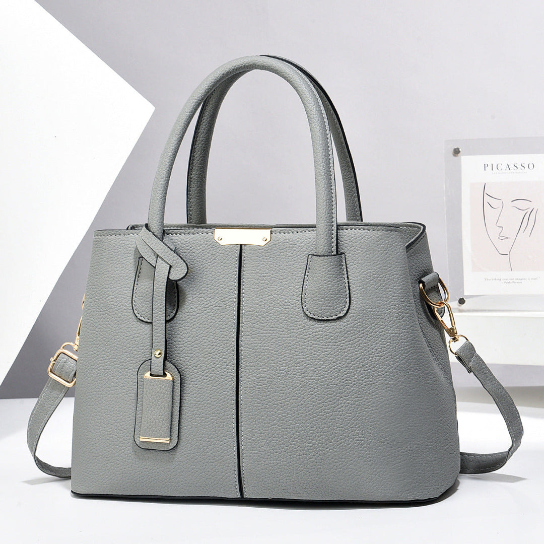 Women’s Large-Capacity PU Leather Tote & Crossbody Bag-MODAUTLET