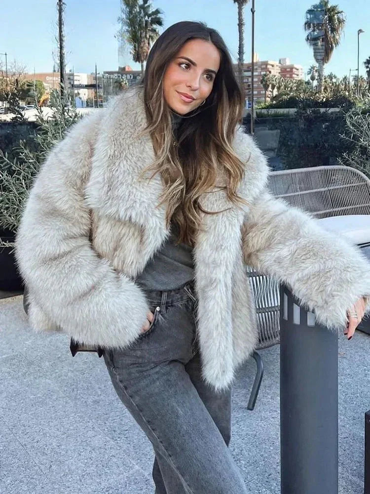 Faux Fur Jacket for Women