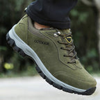 Men's Stylish Arch Support Breathable Walking Shoes Green