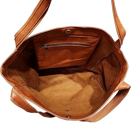Leather Shoulder Bag For Women Stylish Everyday Carryall-MODAUTLET