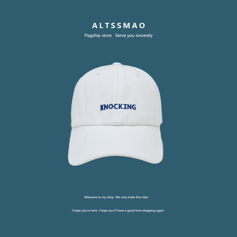 Small Letters Sun Visor Baseball Cap for Face Protection