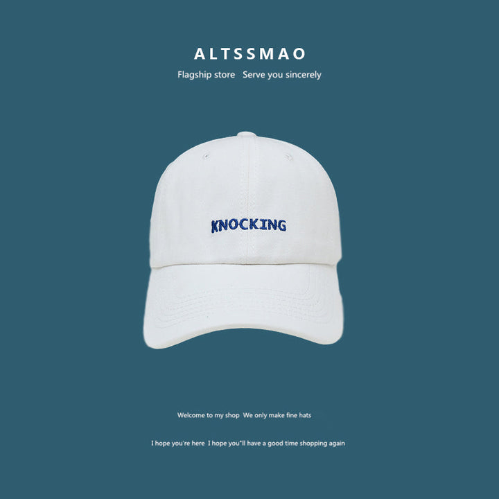 Small Letters Sun Visor Baseball Cap for Face Protection