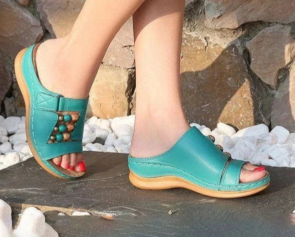 Women's Summer Orthopedic Sandals Blue