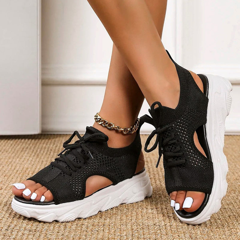 Women's Stylish Breathable Platform Sandals-MODAUTLET