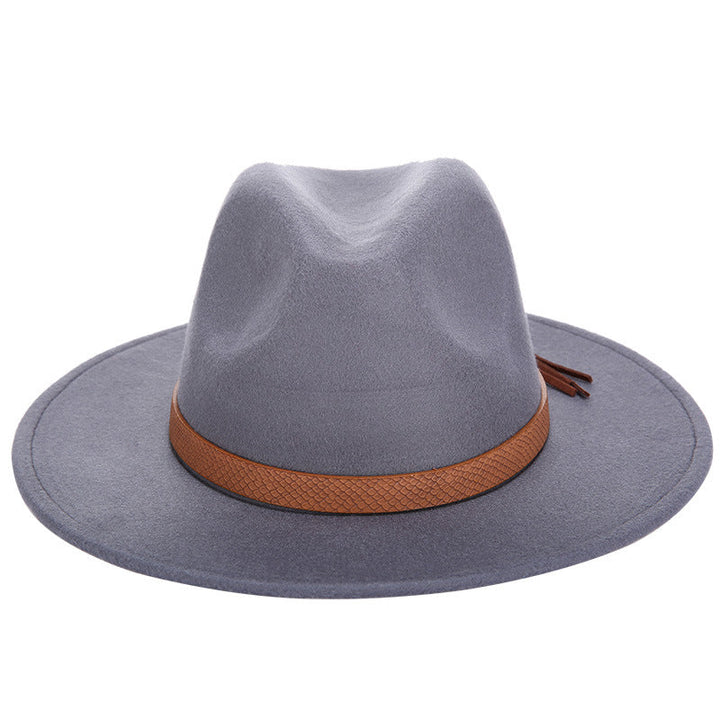 Stylischer Woll-Jazzhut für Damen – Trendiges Modeaccessoire