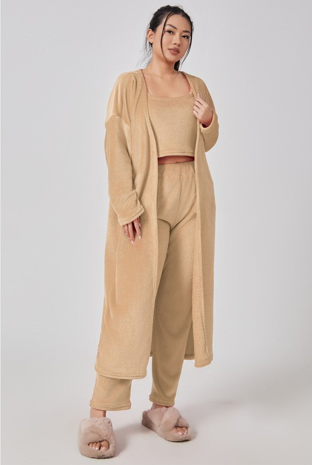 Cozy 3‑Piece Women's Lounge & Pajama Set-MODAUTLET