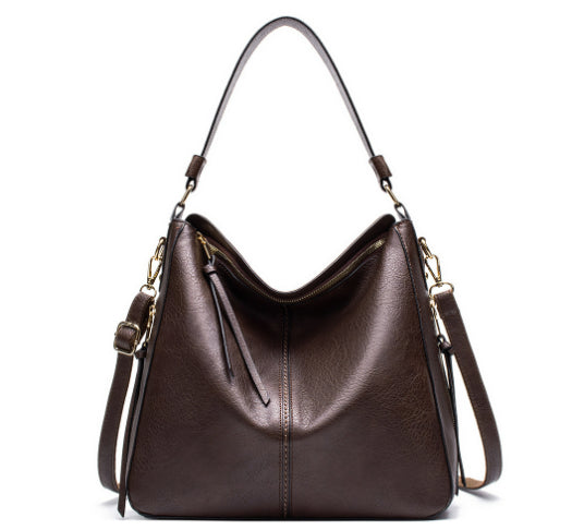 Zipper Bucket Messenger Bag-MODAUTLET